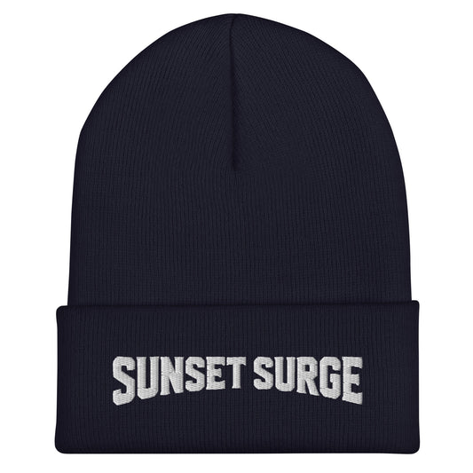 Cuffed Beanie | Sunset Surge All-Star Cheerleading | Crest Logo