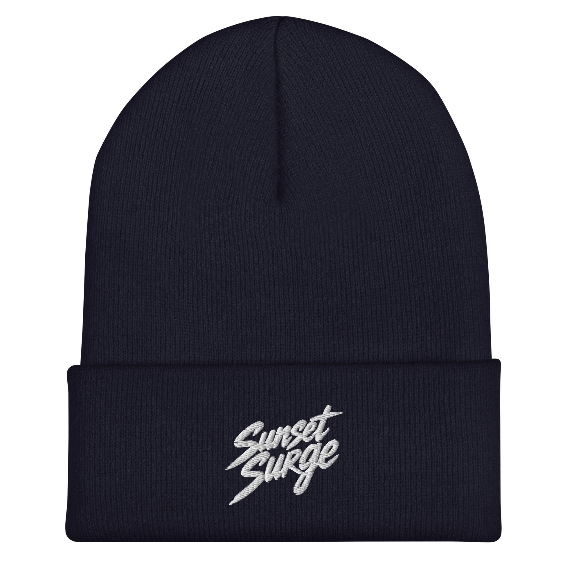 Cuffed Beanie | Sunset Surge All-Star Cheerleading | Neon Palm Cheer Logo