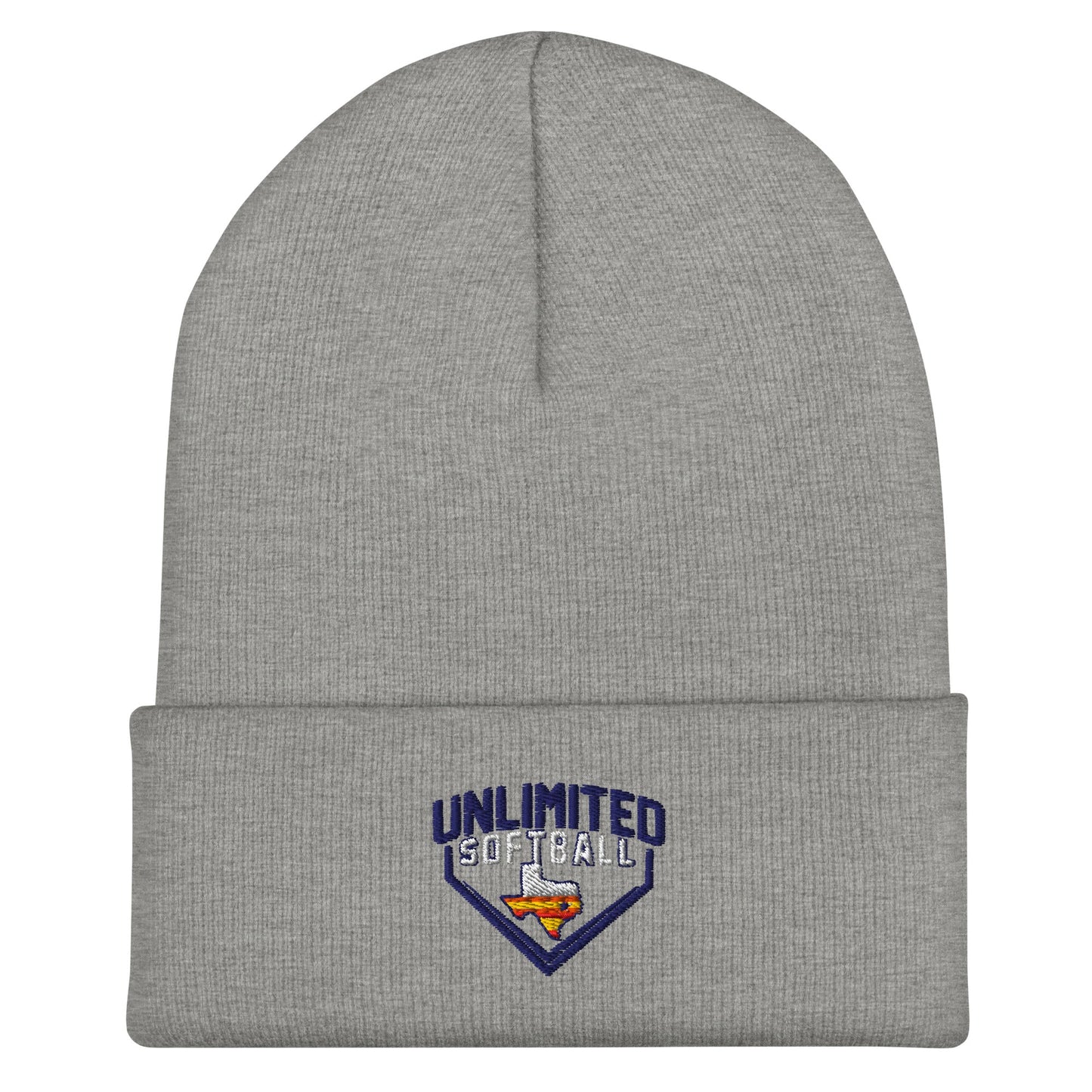Cuffed Beanie | Texas Unlimited | Home Plate Logo