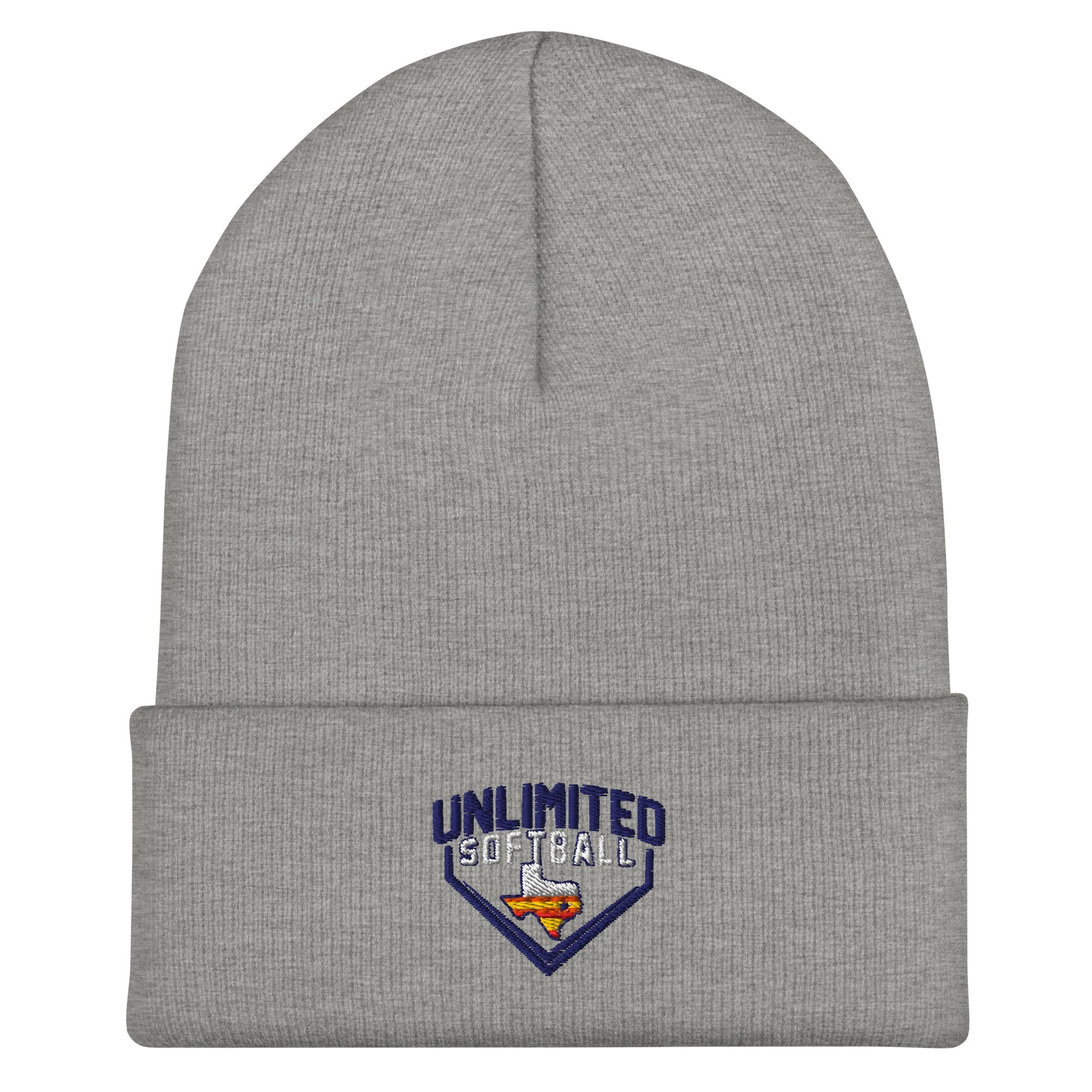 Cuffed Beanie | Texas Unlimited | Home Plate Logo