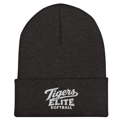 Cuffed Beanie | Tigers Elite Softball | Emblem Logo