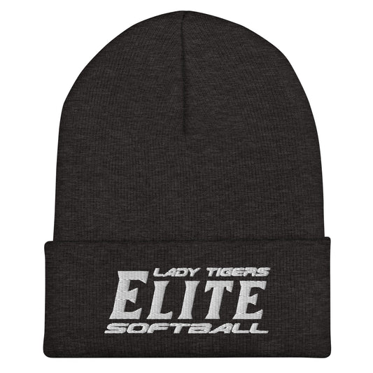 Cuffed Beanie | Tigers Elite Softball | Modern Script Logo