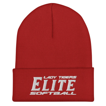 Cuffed Beanie | Tigers Elite Softball | Modern Script Logo