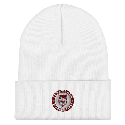 Cuffed Beanie | Tonawanda High School Track and Field | Mascot Badge Logo