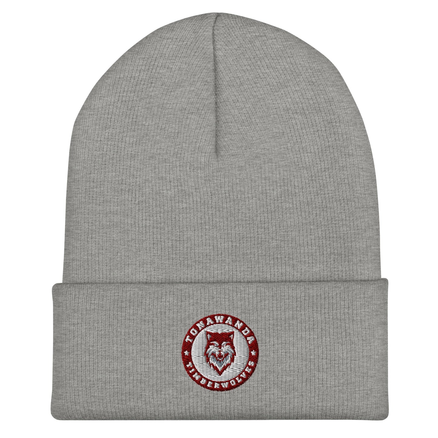 Cuffed Beanie | Tonawanda High School Track and Field | Mascot Badge Logo