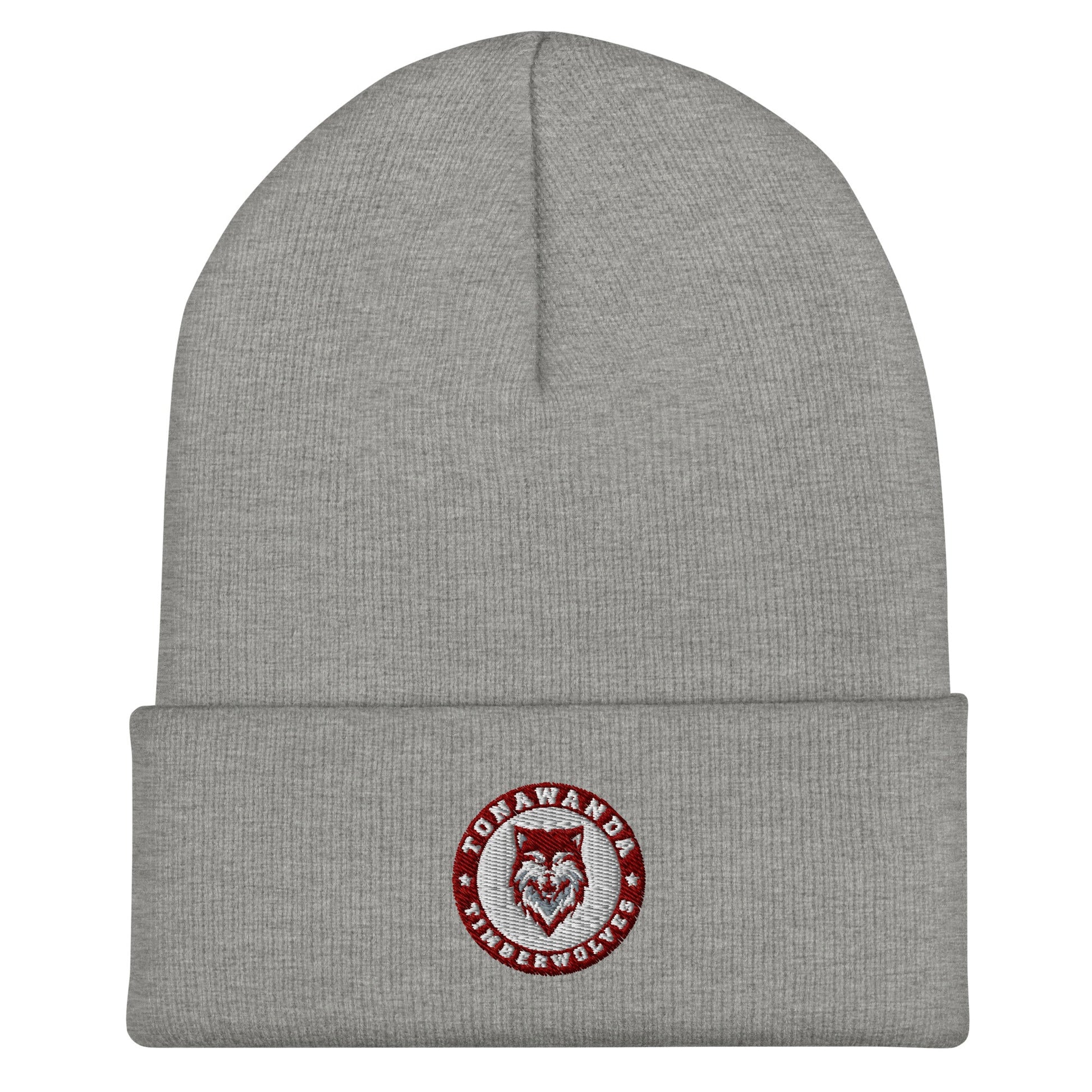 Cuffed Beanie | Tonawanda High School Track and Field | Mascot Badge Logo