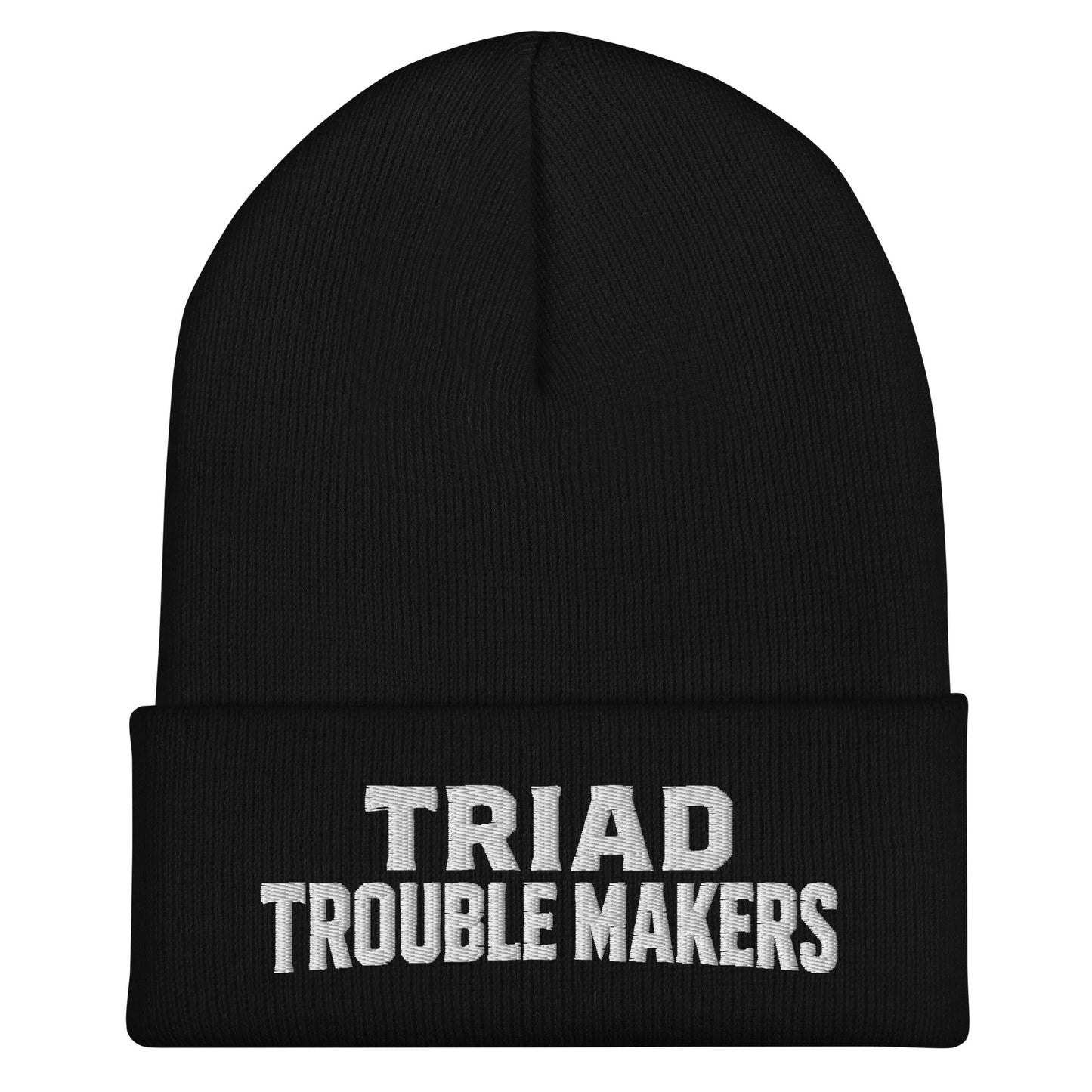 Cuffed Beanie | Triad Troublemakers | Script Logo