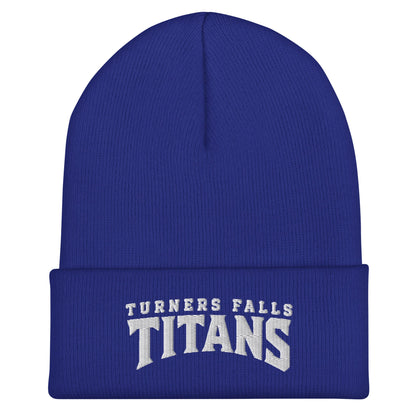 Cuffed Beanie | Turners Falls Titans | Titan Crest Logo