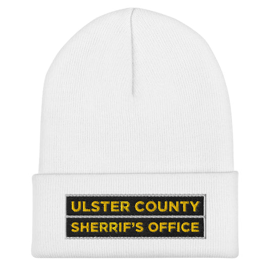 Cuffed Beanie | Ulster County Sheriff's Office Wellness Division | Crest Logo