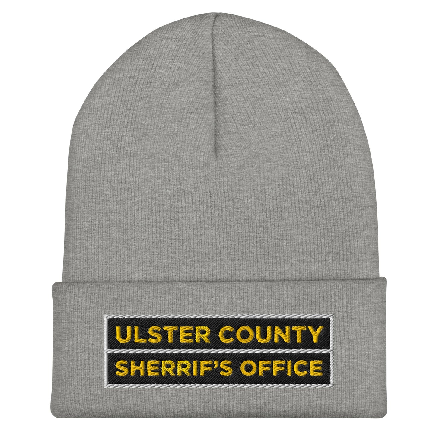 Cuffed Beanie | Ulster County Sheriff's Office Wellness Division | Crest Logo