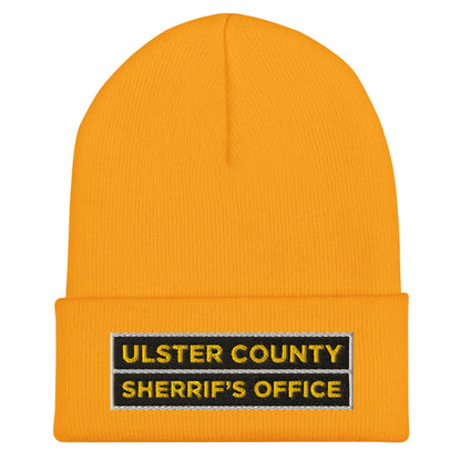Cuffed Beanie | Ulster County Sheriff's Office Wellness Division | Crest Logo