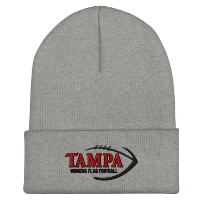 Cuffed Beanie | University of Tampa Women's Flag Football | Alt Logo