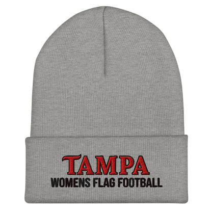 Cuffed Beanie | University of Tampa Women's Flag Football