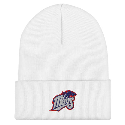 Cuffed Beanie | Upper Makefield Youth Baseball & Softball League | Mavs Logo