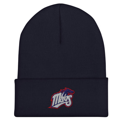 Cuffed Beanie | Upper Makefield Youth Baseball & Softball League | Mavs Logo