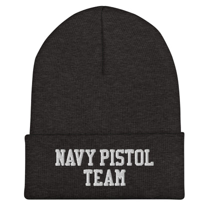 Cuffed Beanie | USNA Pistol Team | Crest Logo