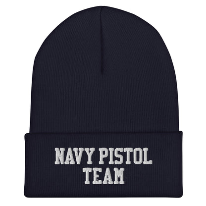 Cuffed Beanie | USNA Pistol Team | Crest Logo