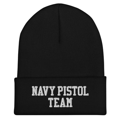 Cuffed Beanie | USNA Pistol Team | Crest Logo