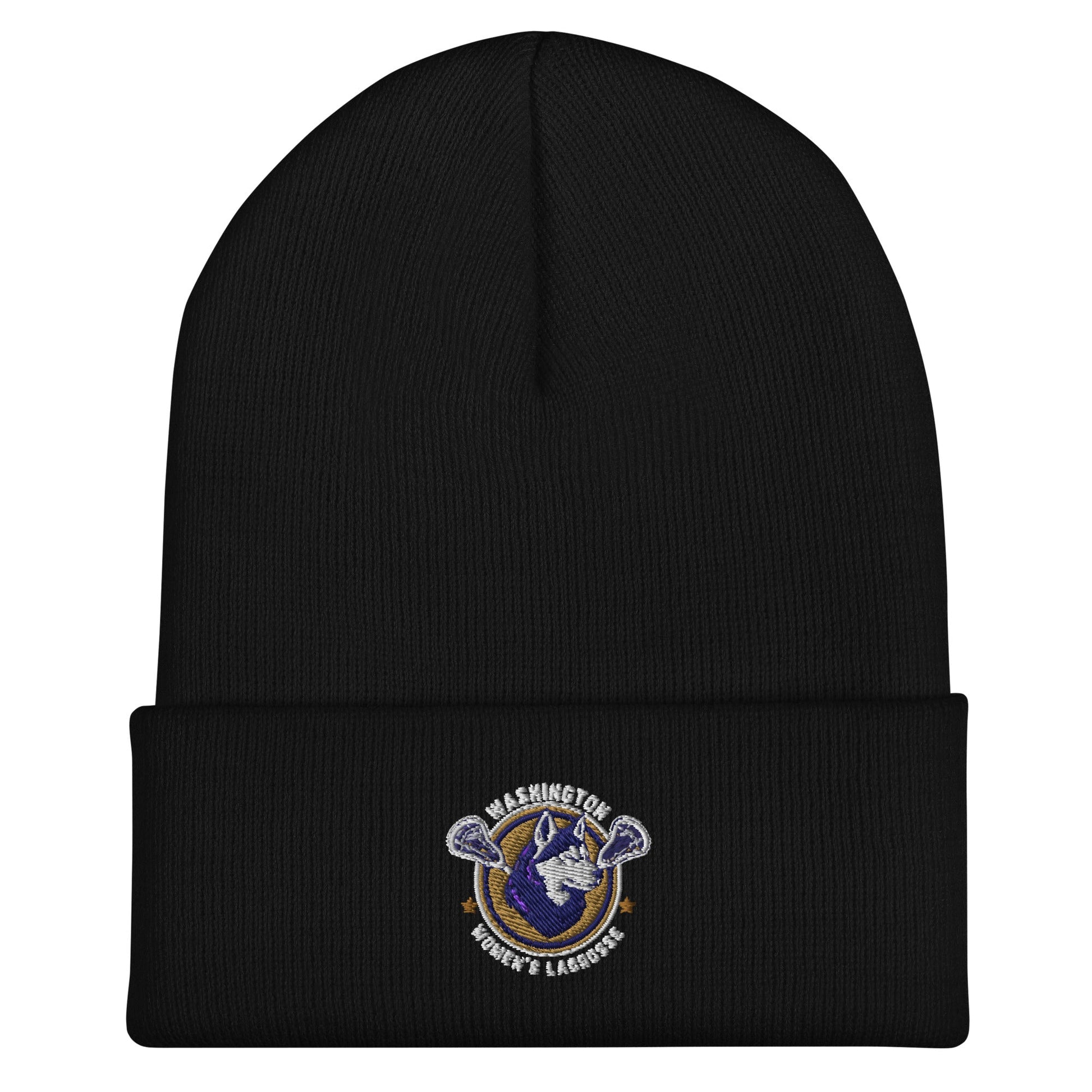 Cuffed Beanie | UW Women's Club Lacrosse | Badge Logo