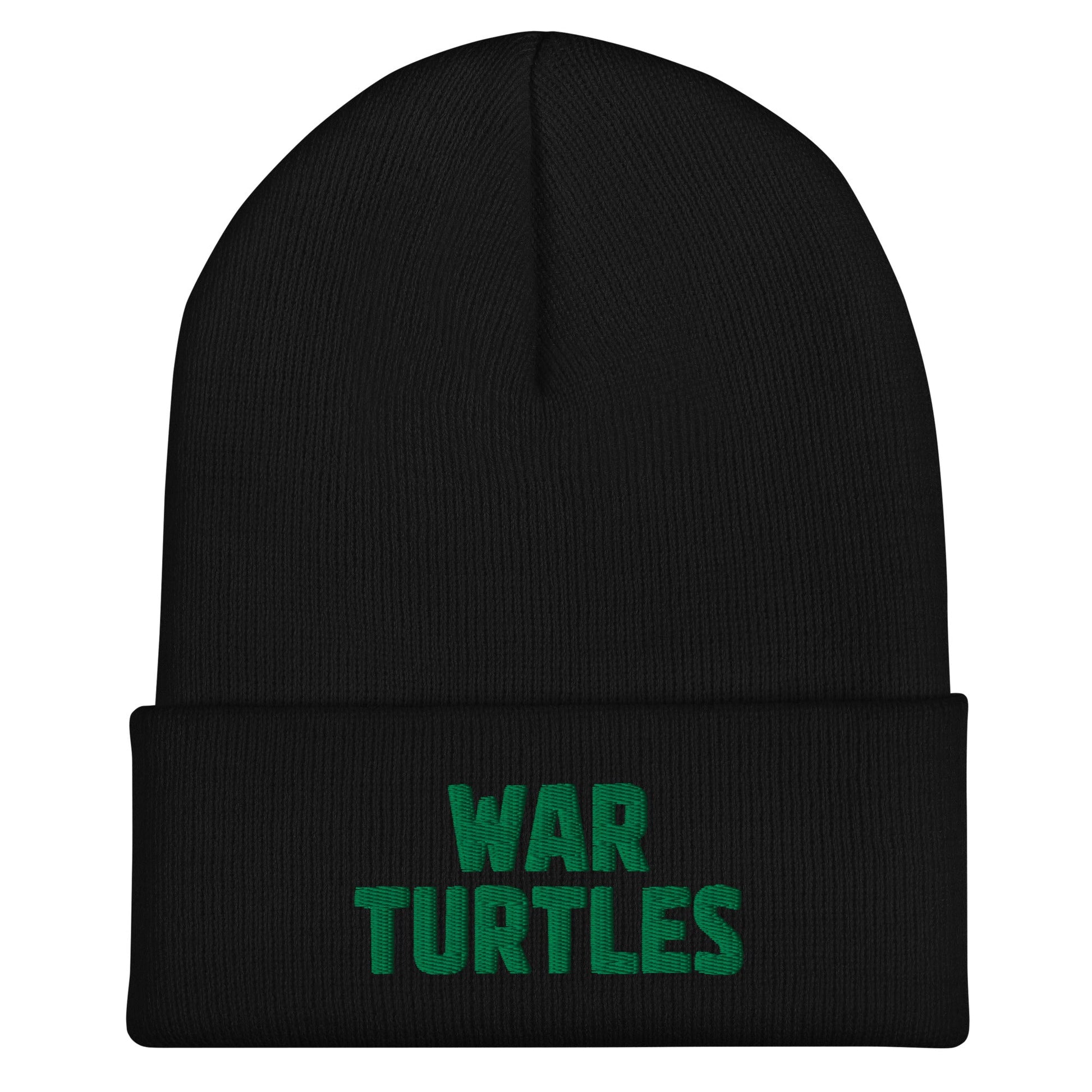 Cuffed Beanie | War Turtles | Mascot Logo