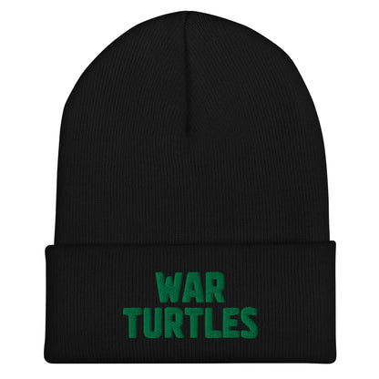 Cuffed Beanie | War Turtles | Mascot Logo