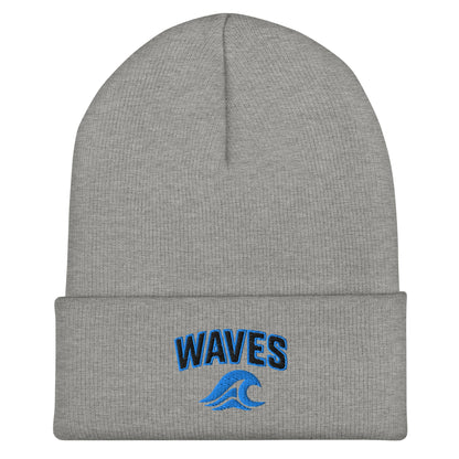 Cuffed Beanie | Waves Basketball