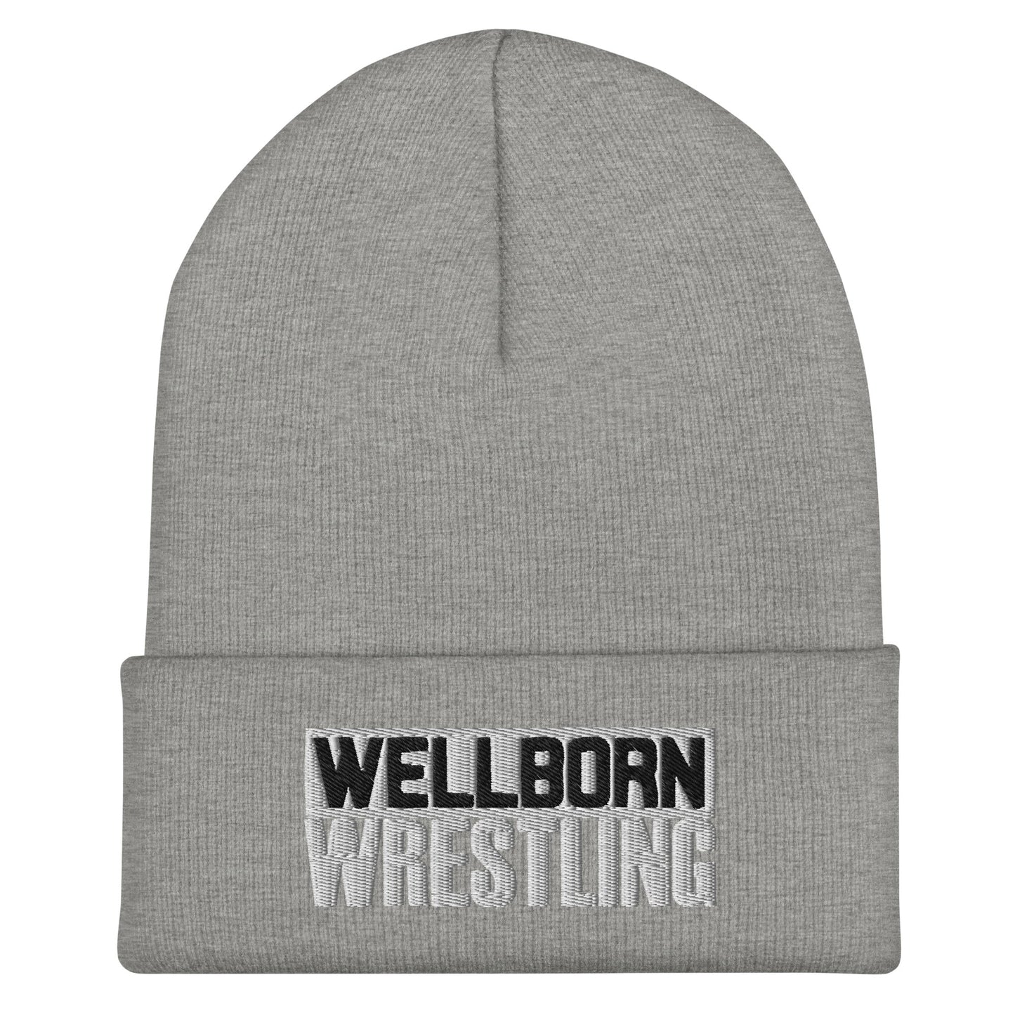 Cuffed Beanie | Wellborn Youth Wrestling | Script Logo