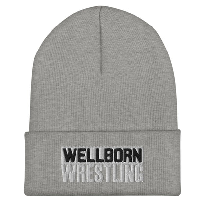 Cuffed Beanie | Wellborn Youth Wrestling | Script Logo