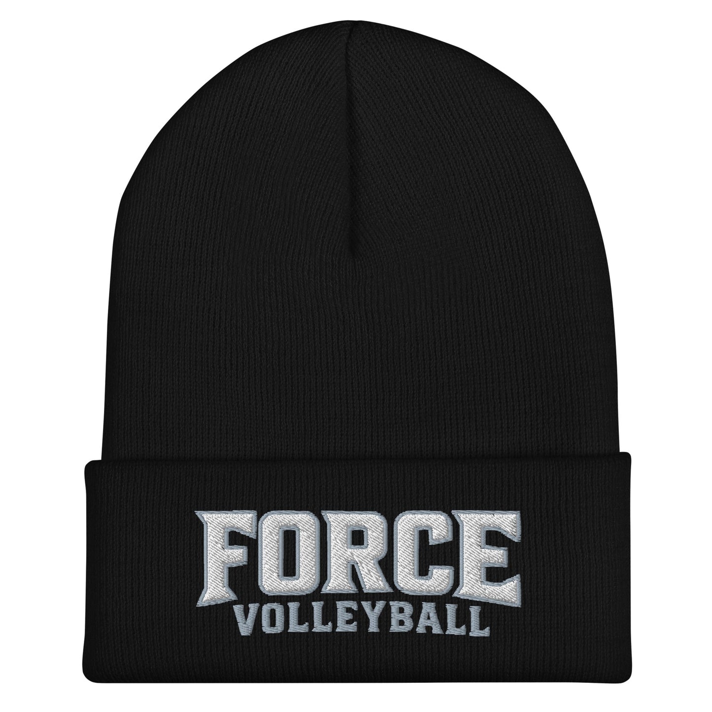 Cuffed Beanie | West Central Force Volleyball | Grey Logo