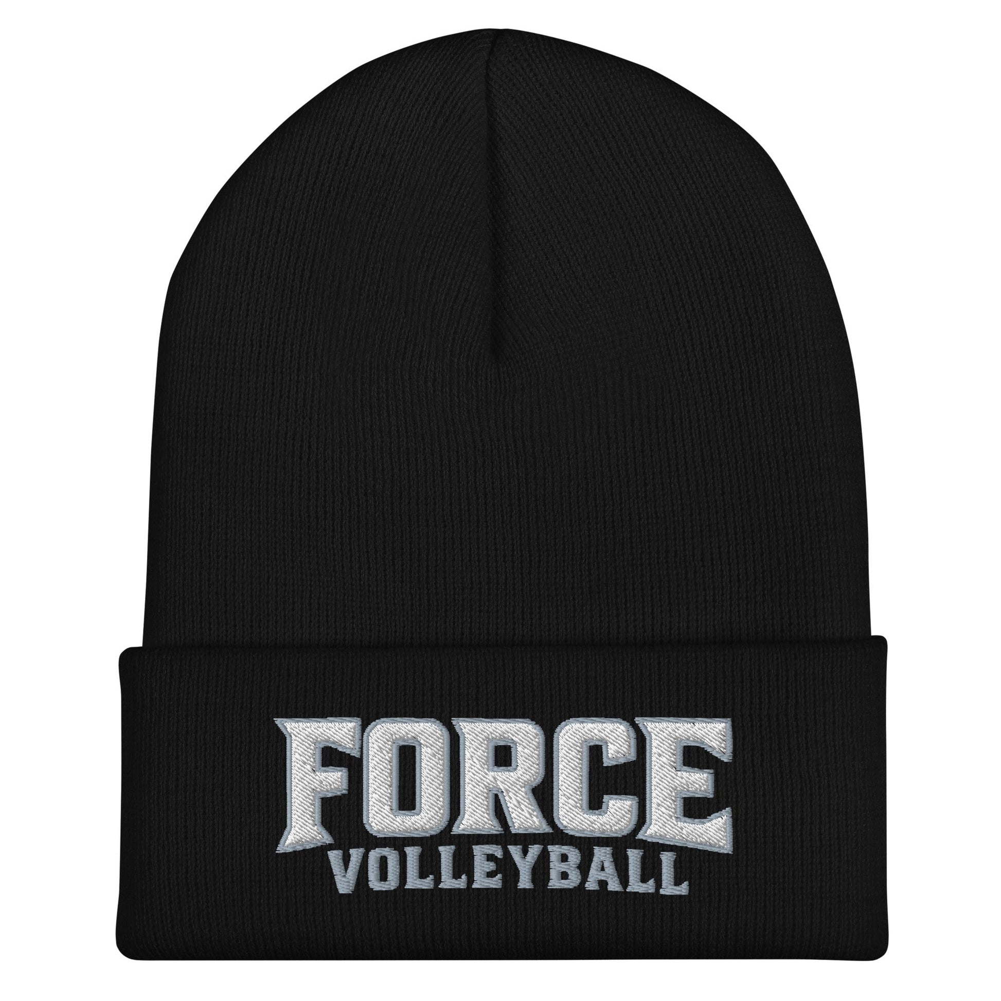 Cuffed Beanie | West Central Force Volleyball | Grey Logo