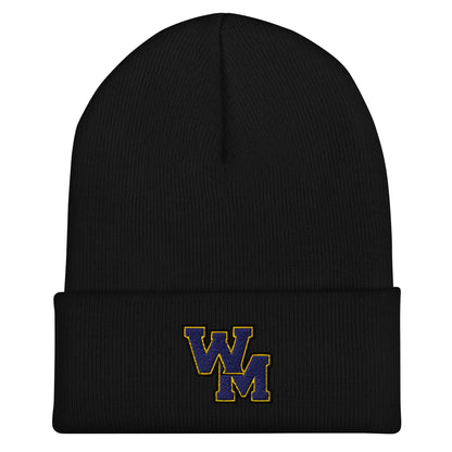 Cuffed Beanie | West Memphis Community Christian College Gators | WM-Mark Logo