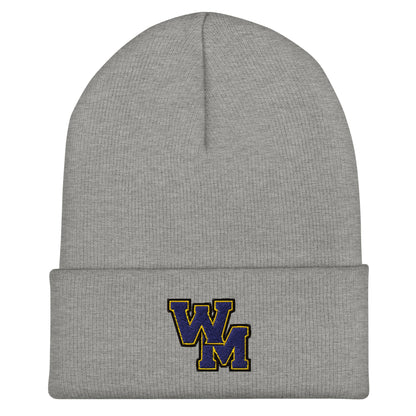 Cuffed Beanie | West Memphis Community Christian College Gators | WM-Mark Logo