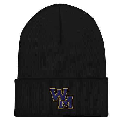 Cuffed Beanie | West Memphis Community Christian College Gators | WM-Mark Logo