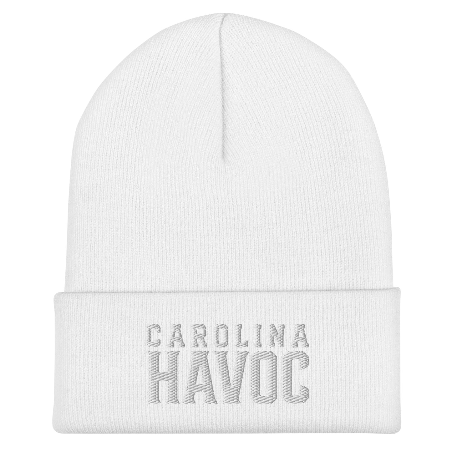 Cuffed Beanie | Carolina Havoc | Emblem Logo