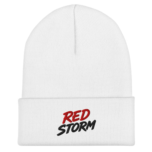 Cuffed Beanie | Red Storm | Crest Logo