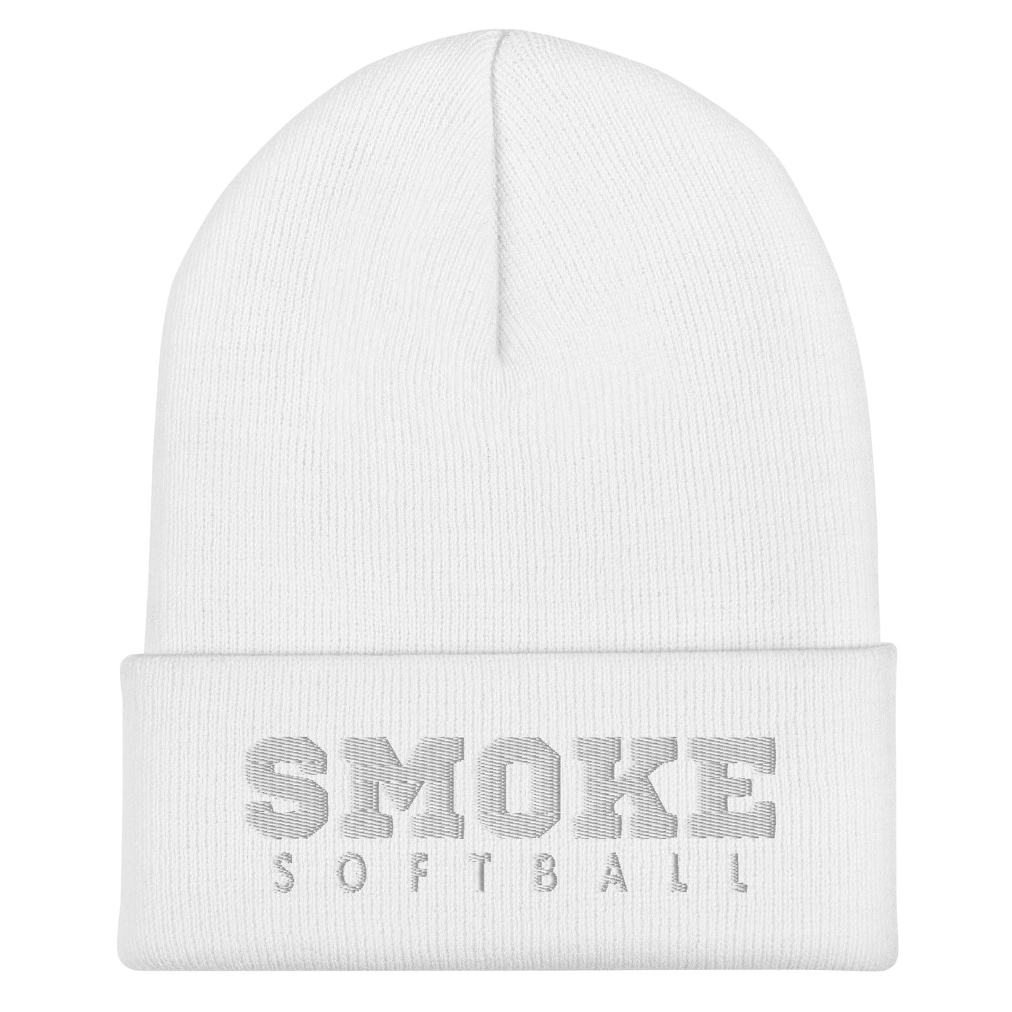Cuffed Beanie | Smoke 14U Softball | Modern Script Logo