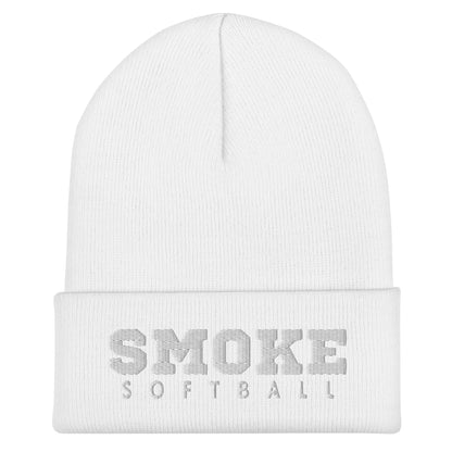 Cuffed Beanie | Smoke 14U Softball | Modern Script Logo