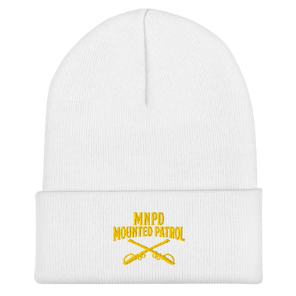 Cuffed Beanie | Metro Nashville Police Department Horse Mounted Patrol | Sabres MNPD Logo