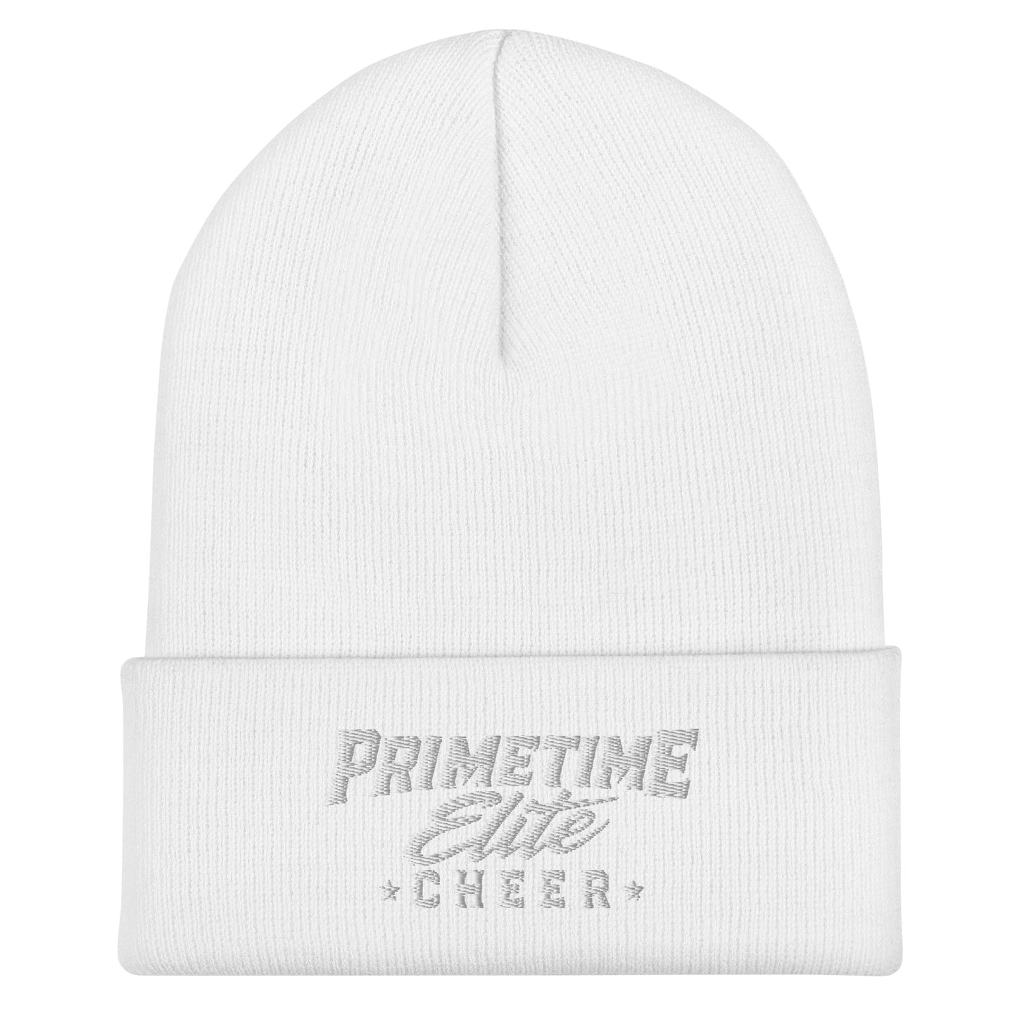 Cuffed Beanie | PTE Bulldog Cheer | Script Logo
