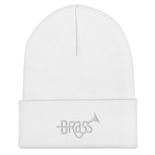 Cuffed Beanie | Brass Inc. | Script Logo