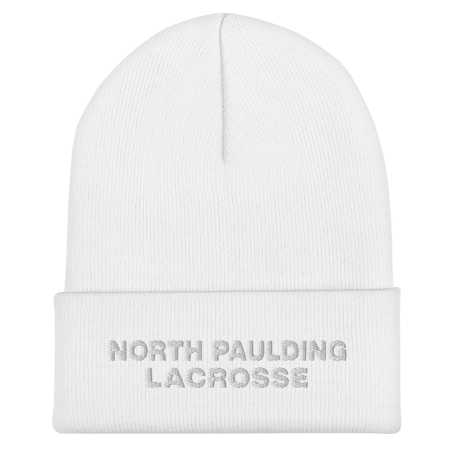 Cuffed Beanie | North Paulding Lacrosse | Badge Logo