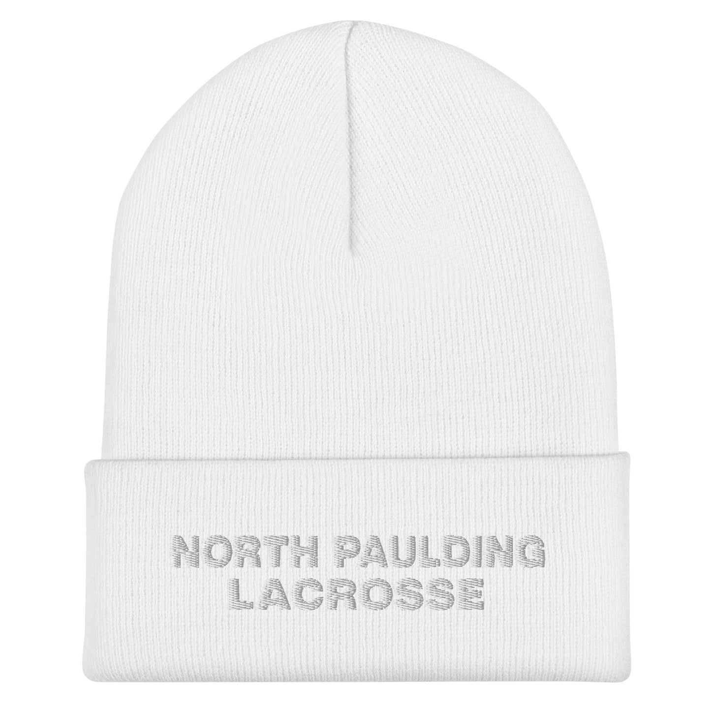Cuffed Beanie | North Paulding Lacrosse | Badge Logo