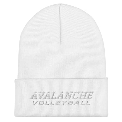 Cuffed Beanie | Avalanche Volleyball Club | Modern Script Logo