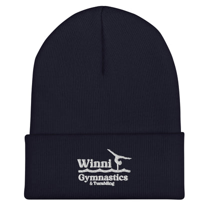 Cuffed Beanie | Winni Gymnastics | Tumbling Logo