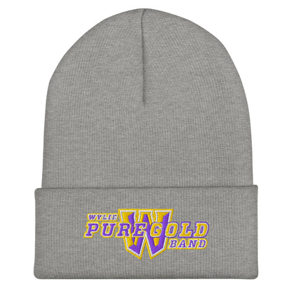 Cuffed Beanie | Wylie ISD | Pure Gold Logo