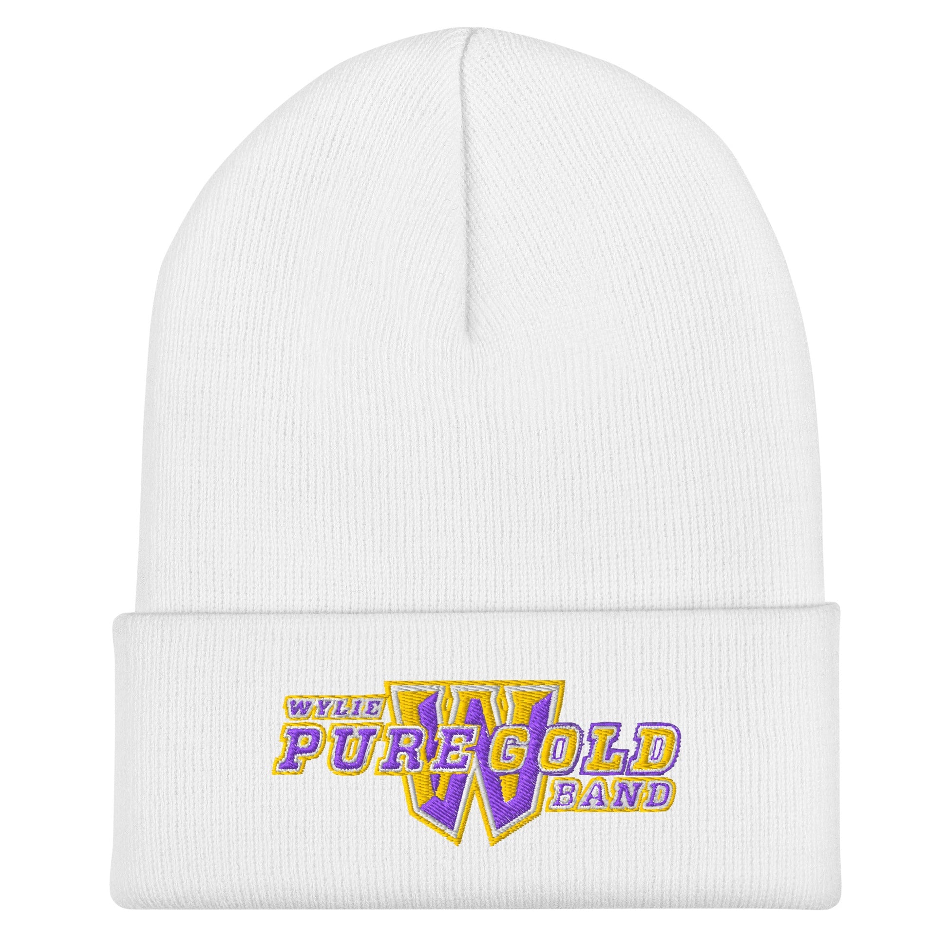 Cuffed Beanie | Wylie ISD | Pure Gold Logo