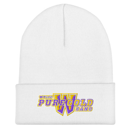 Cuffed Beanie | Wylie ISD | Pure Gold Logo