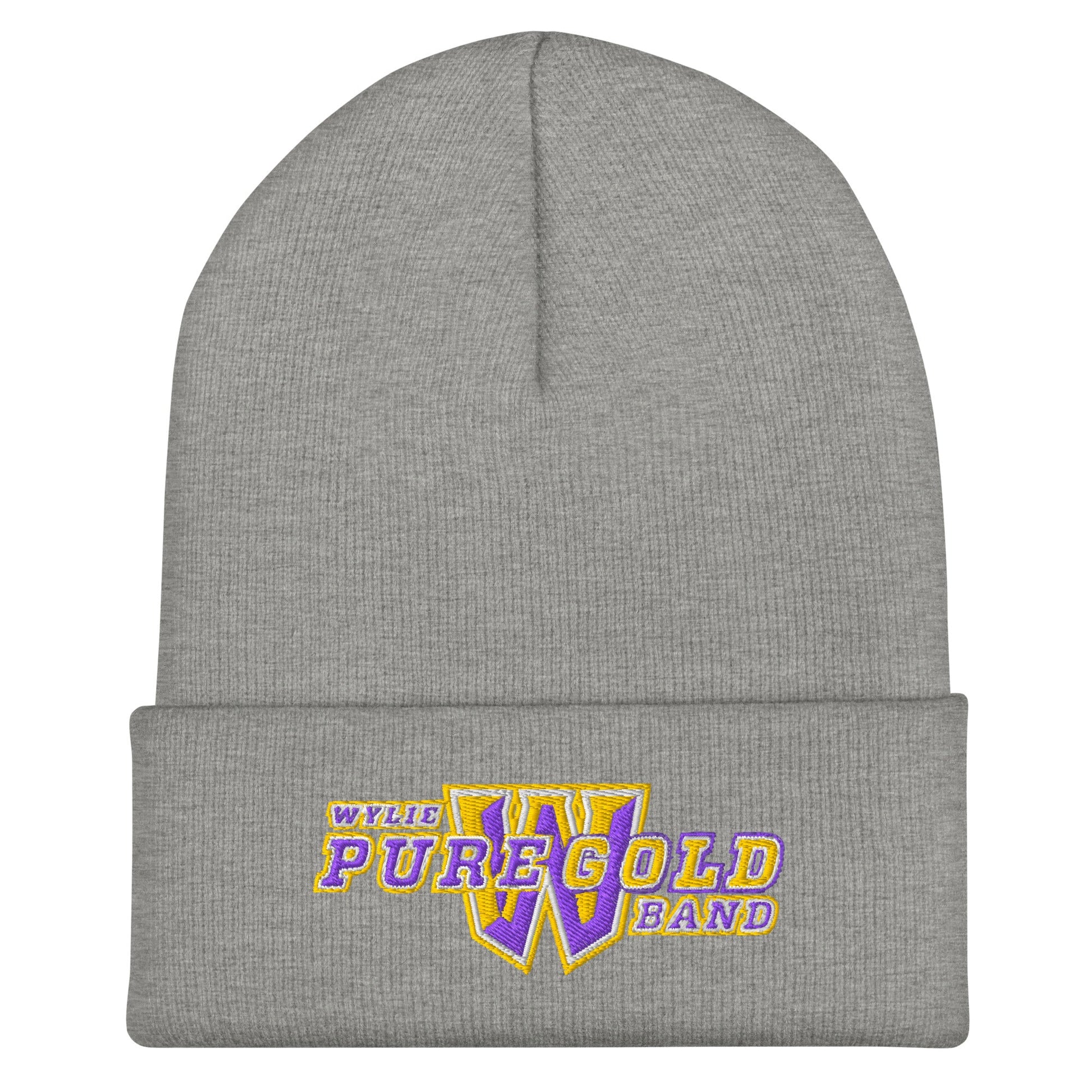 Cuffed Beanie | Wylie ISD | Pure Gold Logo