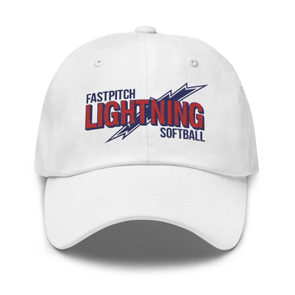 Dad Hat | Amherst Lightning Softball | Lightning Logo