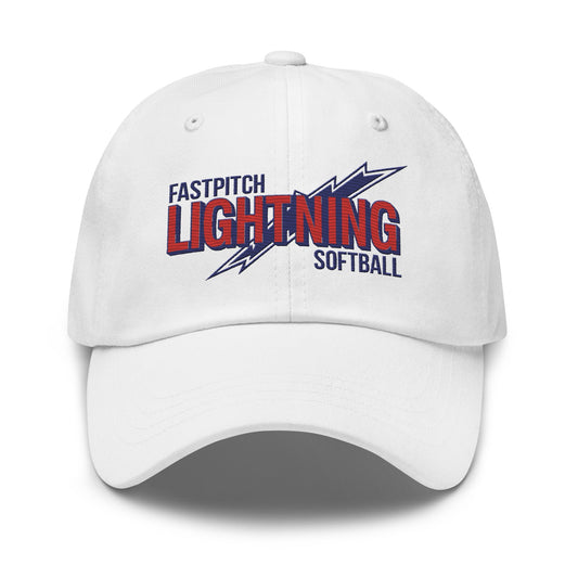 Dad Hat | Amherst Lightning Softball | Lightning Logo